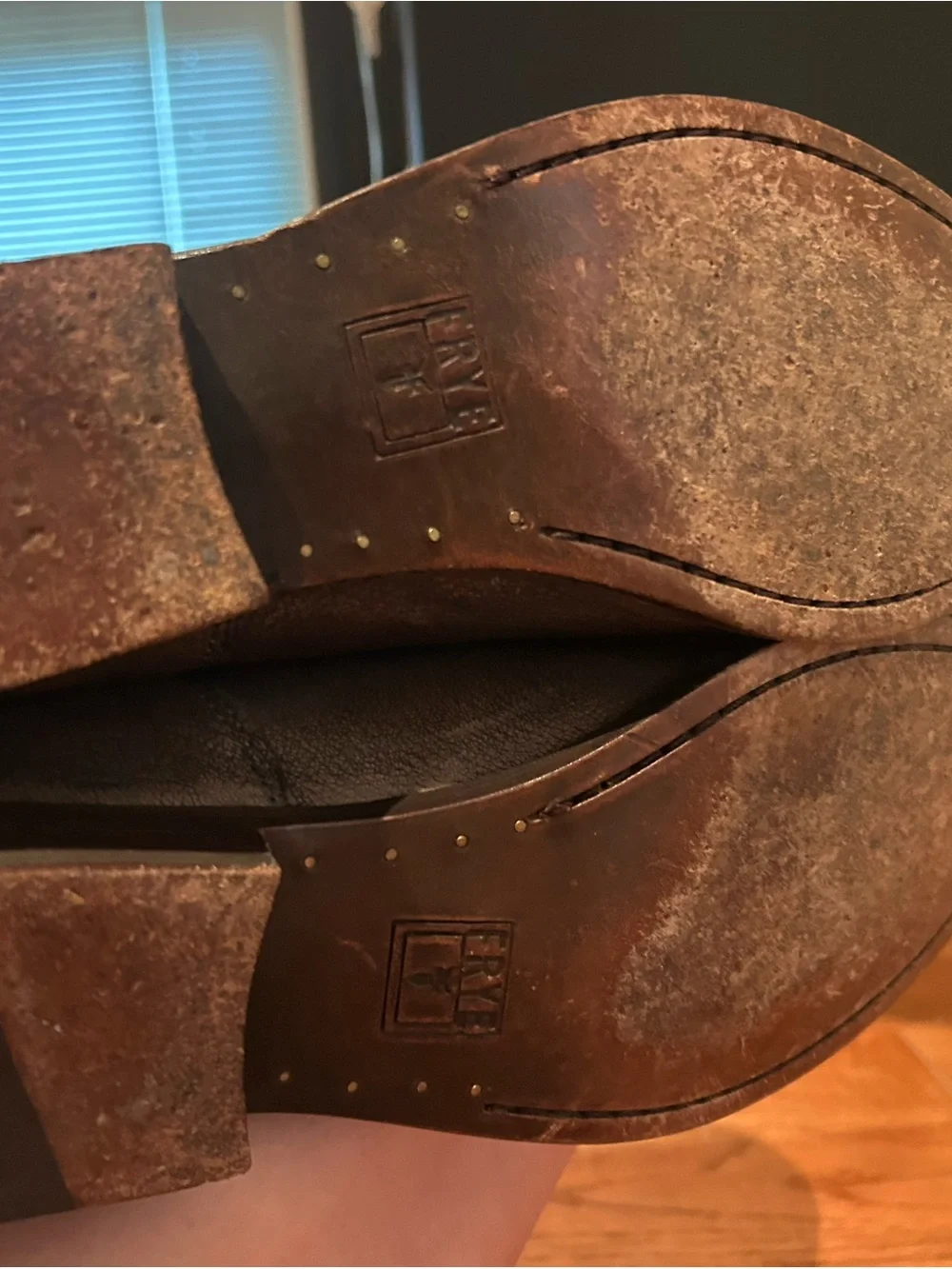 Frye Dark Brown Over-the-Knee Leather Boots